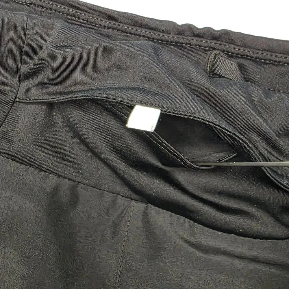 Nike Crew Running Shorts Women’s M Dri-Fit Black Reflective CJ2400 Lined